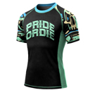 PRIDE OR DIE cold instinct RASHGUARD - Blue